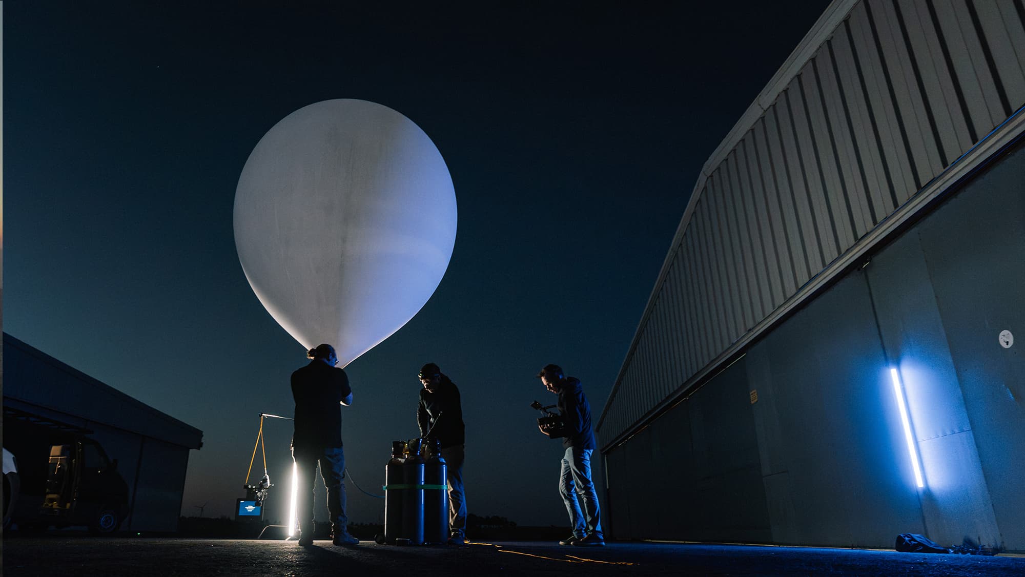 Weather Balloon Launch preparations